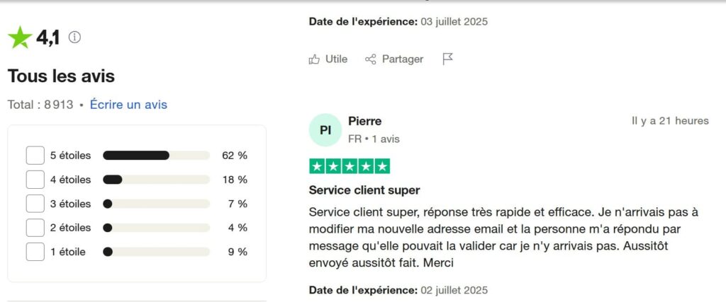 avis de trustpilot sur ebuyclub